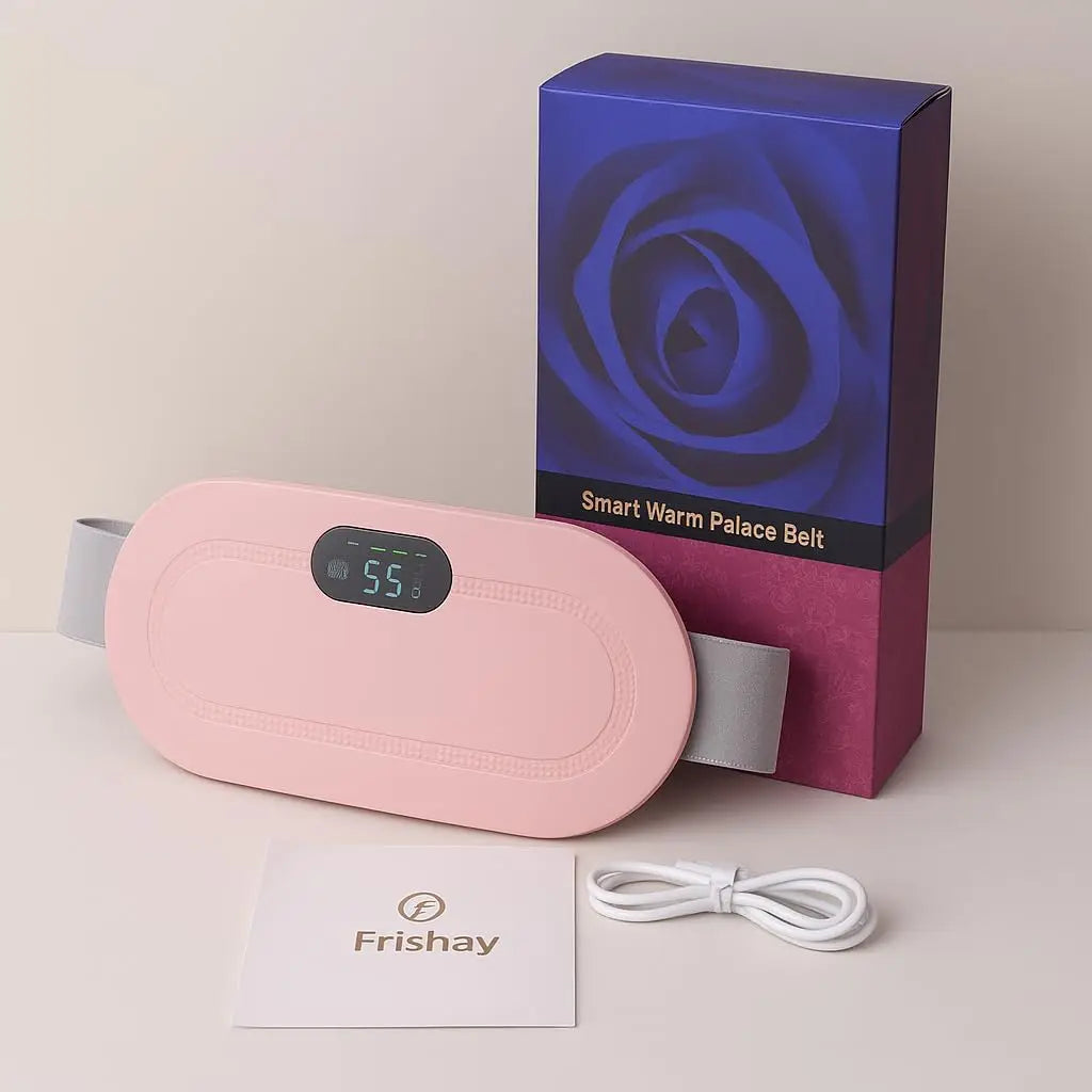 CrampEase™ – Portable Period Pain Relief Belt